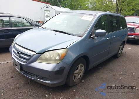 2007 Honda Odyssey Ex z USA, uszkodzony, nr VIN 5FNRL38447B064528